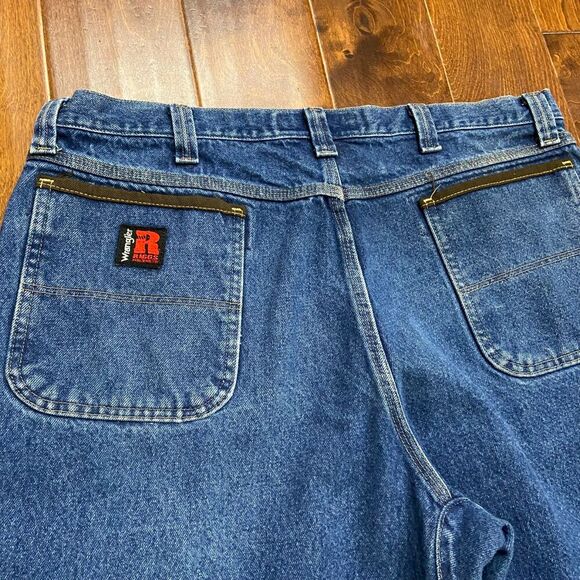 Wrangler Riggs Workwear Vintage Carpenter Blue Jeans Men's Size 40 x 32 - Picture 5 of 9
